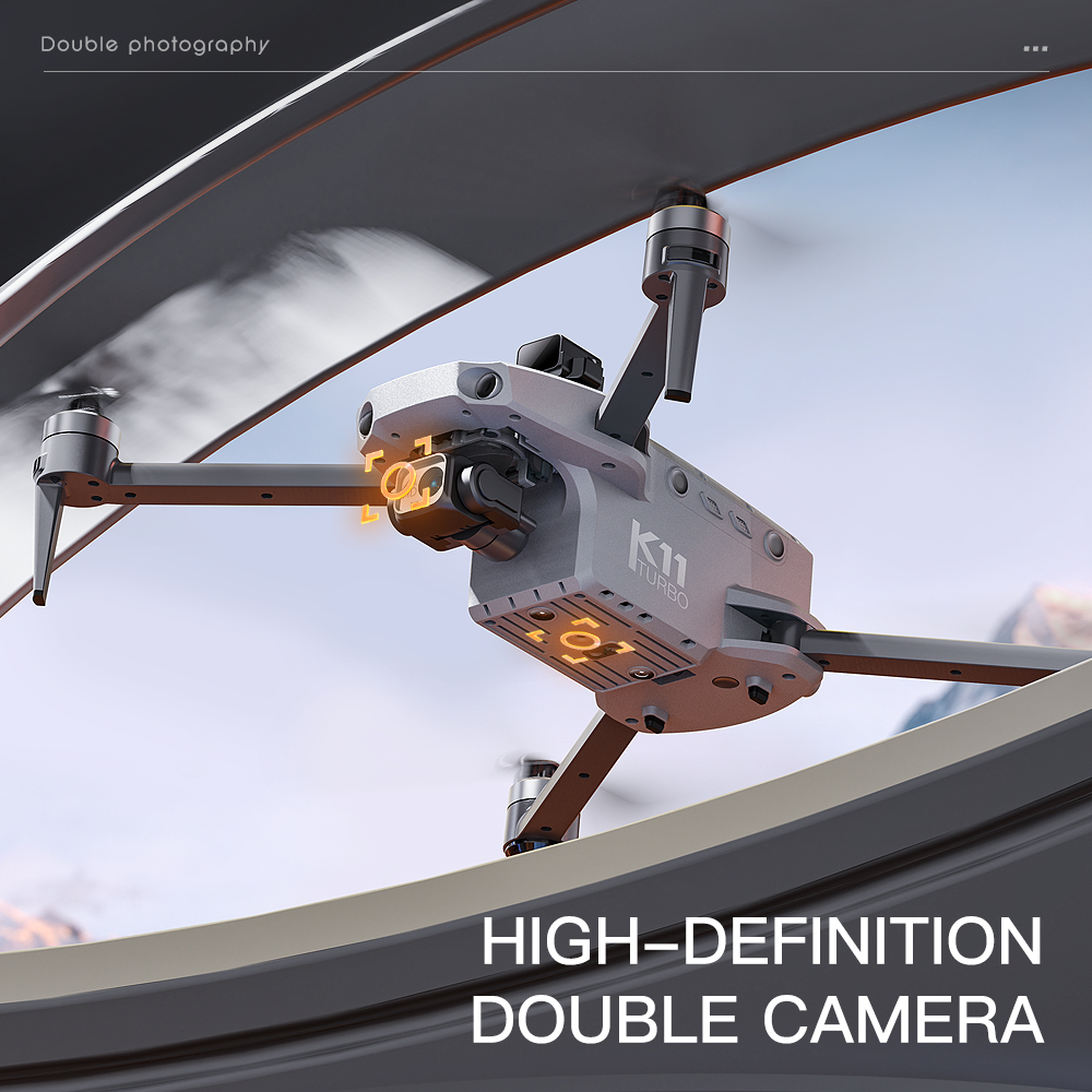 K11 Tubro Dual-Kamera GPS-Droh – Drone Gimbal Mount Bewertung und Preis